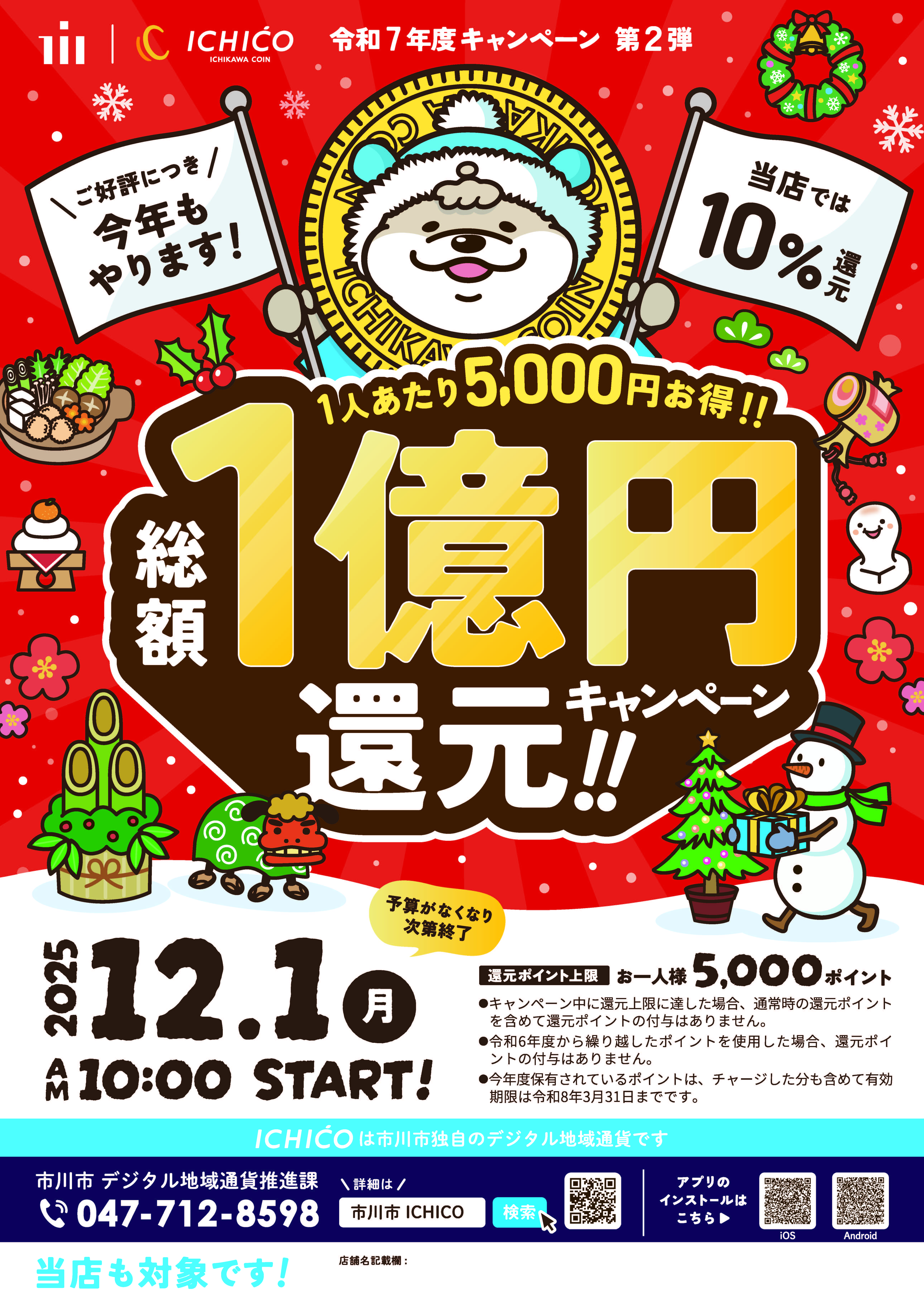 ユニディICHICO加盟店