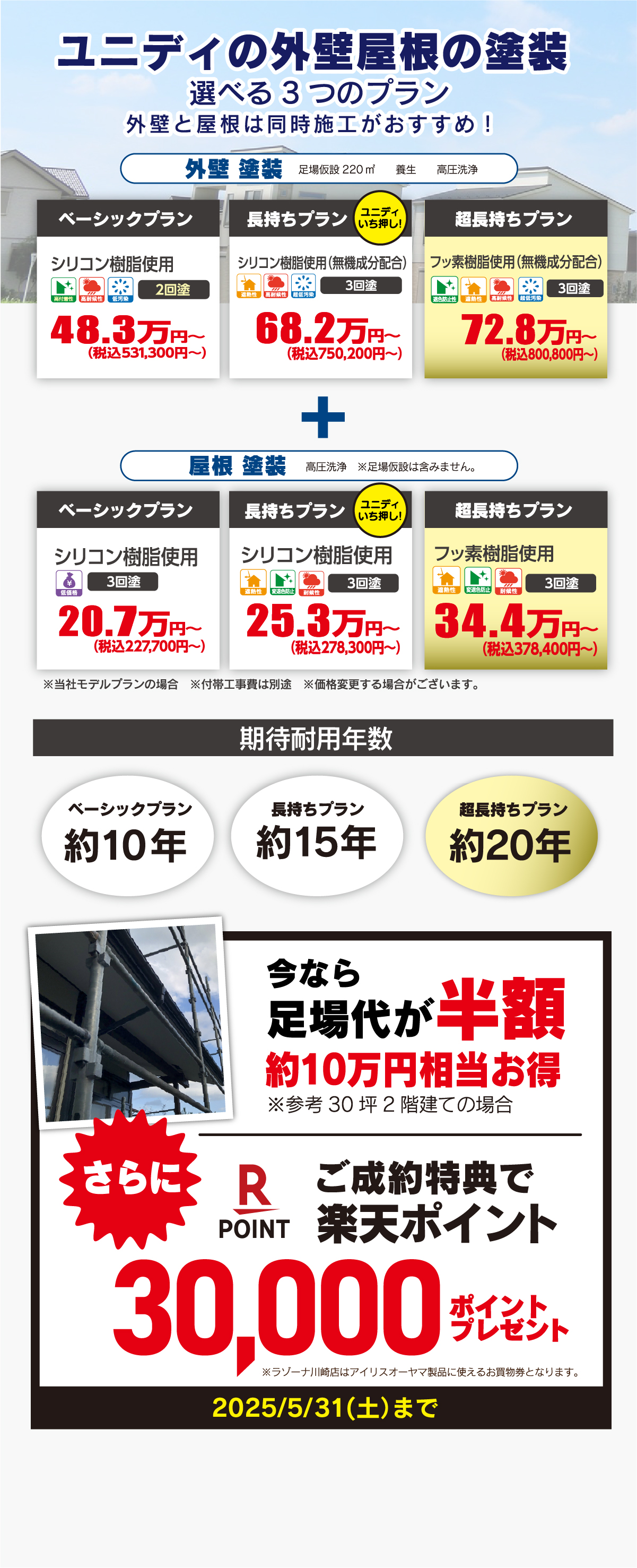 外壁屋根塗装の塗装はユニディリフォームで！_画像PC02
