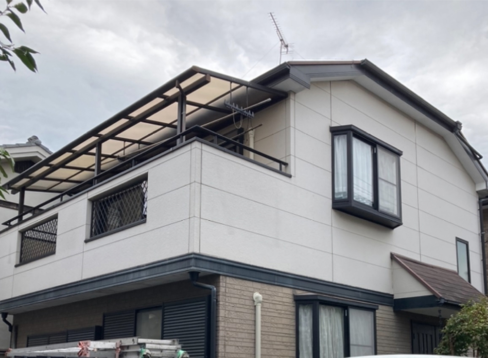 外壁塗装・屋根塗装施工事例：Beforeイメージ